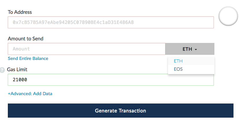 Tokens to eth myetherwallet recover paper wallet with no password